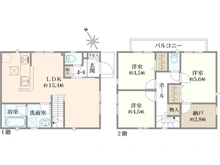【神奈川県/座間市明王】座間市明王新築戸建て 間取り図