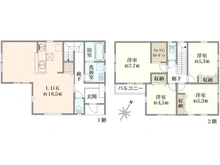 【神奈川県/大和市福田】大和市福田　新築一戸建て　9号棟/全10棟 間取り図