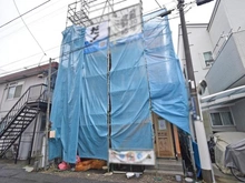 【神奈川県/大和市中央林間】中央林間4丁目新築戸建て 建築中の外観