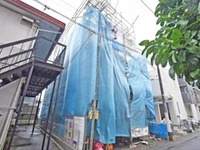 【神奈川県/大和市中央林間】中央林間4丁目新築戸建て 建築中の外観
