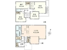 【東京都/町田市本町田】本町田新築戸建て　2号棟 間取り図