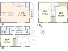 【神奈川県/大和市柳橋】大和市柳橋3丁目　戸建て 間取り図