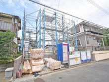 【神奈川県/海老名市国分寺台】海老名市国分寺台5丁目　新築戸建て 建築中の外観：全1棟