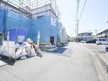 【神奈川県/相模原市中央区上溝】相模原市中央区上溝　新築戸建て 前面道路