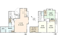 【神奈川県/海老名市国分南】海老名市国分南4丁目　中古戸建 間取り図