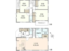 【神奈川県/相模原市南区西大沼】相模原市西区西大沼7期 間取り図