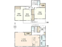 【神奈川県/相模原市緑区若葉台】相模原市緑区若葉台7丁目 新築一戸建て 間取り図