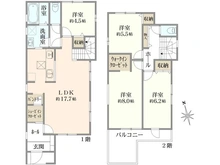 【神奈川県/相模原市中央区田名】田名新築戸建て4号棟 間取り図