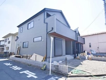 【神奈川県/相模原市中央区光が丘】中央区光が丘新築戸建て1号棟 建築中の外観：全2棟/中央