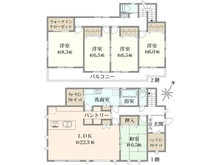 【東京都/町田市本町田】町田市本町田　新築一戸建て 間取り図