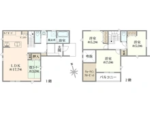 【神奈川県/相模原市緑区町屋】相模原市緑区町屋4丁目　1号棟 間取り図
