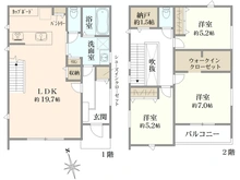 【神奈川県/相模原市緑区町屋】相模原市緑区町屋4丁目　4号棟 間取り図