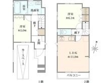 【神奈川県/大和市上草柳】大和市上草柳8丁目　新築一戸建て 間取り図