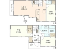 【神奈川県/大和市柳橋】～新築戸建～ 大和市柳橋4期　1号棟 間取り図