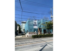 【神奈川県/横浜市栄区桂町】栄区桂町新築戸建2号棟（全2棟） 建築中の外観