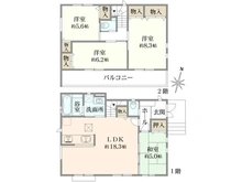 【神奈川県/横浜市保土ケ谷区上菅田町】横浜市保土ヶ谷区上菅田町新築戸建 間取り図