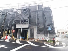 【神奈川県/横浜市緑区長津田みなみ台】緑区長津田みなみ台7丁目　新築戸建3号棟／全8棟 建築中の外観