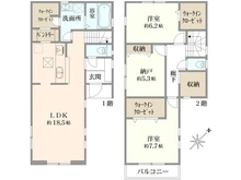 【神奈川県/横浜市南区別所中里台】南区別所中里台　新築戸建　2号棟/全9棟 間取り図