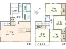 【神奈川県/横浜市南区別所中里台】南区別所中里台　新築戸建　7号棟/全9棟 間取り図