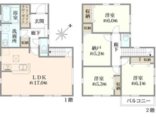 【神奈川県/横浜市南区別所中里台】南区別所中里台　新築戸建　8号棟/全9棟 間取り図