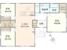 【神奈川県/横浜市泉区下和泉】泉区下和泉3丁目　新築戸建　2号棟 間取り図