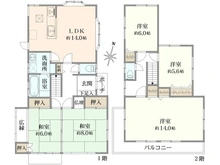 【神奈川県/横浜市南区大岡】南区大岡4丁目 中古戸建 間取り図