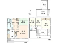 【神奈川県/横浜市戸塚区平戸町】戸塚区平戸2丁目新築戸建 間取り図
