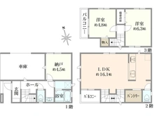 【神奈川県/横浜市西区東久保町】東久保町167番全3棟　B号棟 間取り図