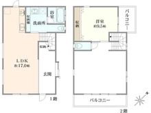 【神奈川県/横浜市中区本牧大里町】中区本牧大里町　新築戸建 間取り図