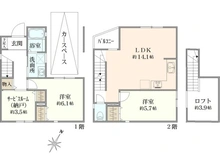 【神奈川県/横浜市港北区篠原西町】横浜市港北区篠原西町　新築戸建 間取り図