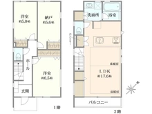 【神奈川県/横浜市神奈川区神大寺】神奈川区神大寺3丁目　新築戸建 間取り図