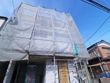 【神奈川県/座間市ひばりが丘】座間市ひばりが丘1丁目新築戸建 建築中の外観