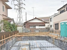 【神奈川県/鎌倉市岡本】鎌倉市岡本2丁目新築戸建　2号棟 現地（建築前）：2号棟（全２棟）奥側が2号棟