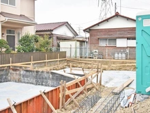 【神奈川県/鎌倉市岡本】鎌倉市岡本2丁目新築戸建　2号棟 現地（建築前）：2号棟（全２棟）奥側が2号棟