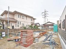 【神奈川県/鎌倉市岡本】鎌倉市岡本2丁目新築戸建　2号棟 現地（建築前）：2号棟（全２棟）奥側が2号棟