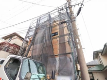 【神奈川県/横浜市神奈川区西寺尾】神奈川区西寺尾1丁目　A号棟/全2棟 建築中の外観：全2棟
