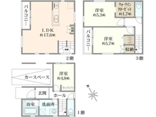 【神奈川県/横浜市神奈川区西寺尾】神奈川区西寺尾1丁目　A号棟/全2棟 間取り図