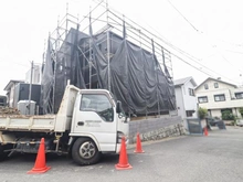 【神奈川県/横浜市保土ケ谷区新井町】保土ヶ谷区新井町　新築戸建 建築中の外観