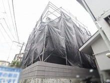 【神奈川県/横浜市保土ケ谷区新井町】保土ヶ谷区新井町　新築戸建 建築中の外観