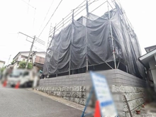 【神奈川県/横浜市保土ケ谷区新井町】保土ヶ谷区新井町　新築戸建 建築中の外観