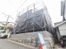 【神奈川県/横浜市保土ケ谷区新井町】保土ヶ谷区新井町　新築戸建 建築中の外観