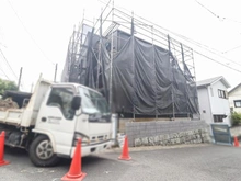 【神奈川県/横浜市保土ケ谷区新井町】保土ヶ谷区新井町　新築戸建 建築中の外観