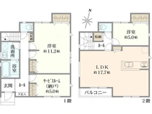 【神奈川県/横浜市保土ケ谷区法泉】保土ヶ谷区法泉3丁目2号棟　新築戸建 間取り図