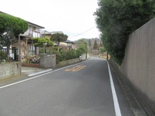 【神奈川県/横浜市栄区野七里】横浜市栄区野七里二丁目　土地戸建 前面道路