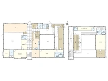 【神奈川県/横浜市栄区野七里】横浜市栄区野七里二丁目　土地戸建 間取り図