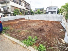 【神奈川県/横浜市神奈川区菅田町】神奈川区菅田町　新築戸建　1号棟/全2棟 現地（建築前）：全2棟・手前側