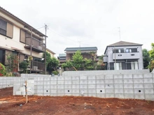【神奈川県/横浜市神奈川区菅田町】神奈川区菅田町　新築戸建　2号棟/全2棟 現地（建築前）：全2棟・奥側