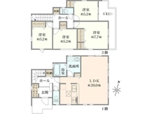 【神奈川県/横浜市神奈川区菅田町】神奈川区菅田町　新築戸建　2号棟/全2棟 間取り図