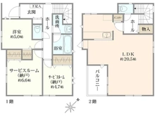 【神奈川県/横浜市中区本郷町】中区本郷町3丁目新築戸建　3号棟（全3棟） 間取り図