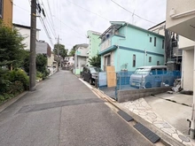 【神奈川県/横浜市神奈川区西寺尾】神奈川区西寺尾4丁目　新築戸建 建築中の外観：写真右奥側